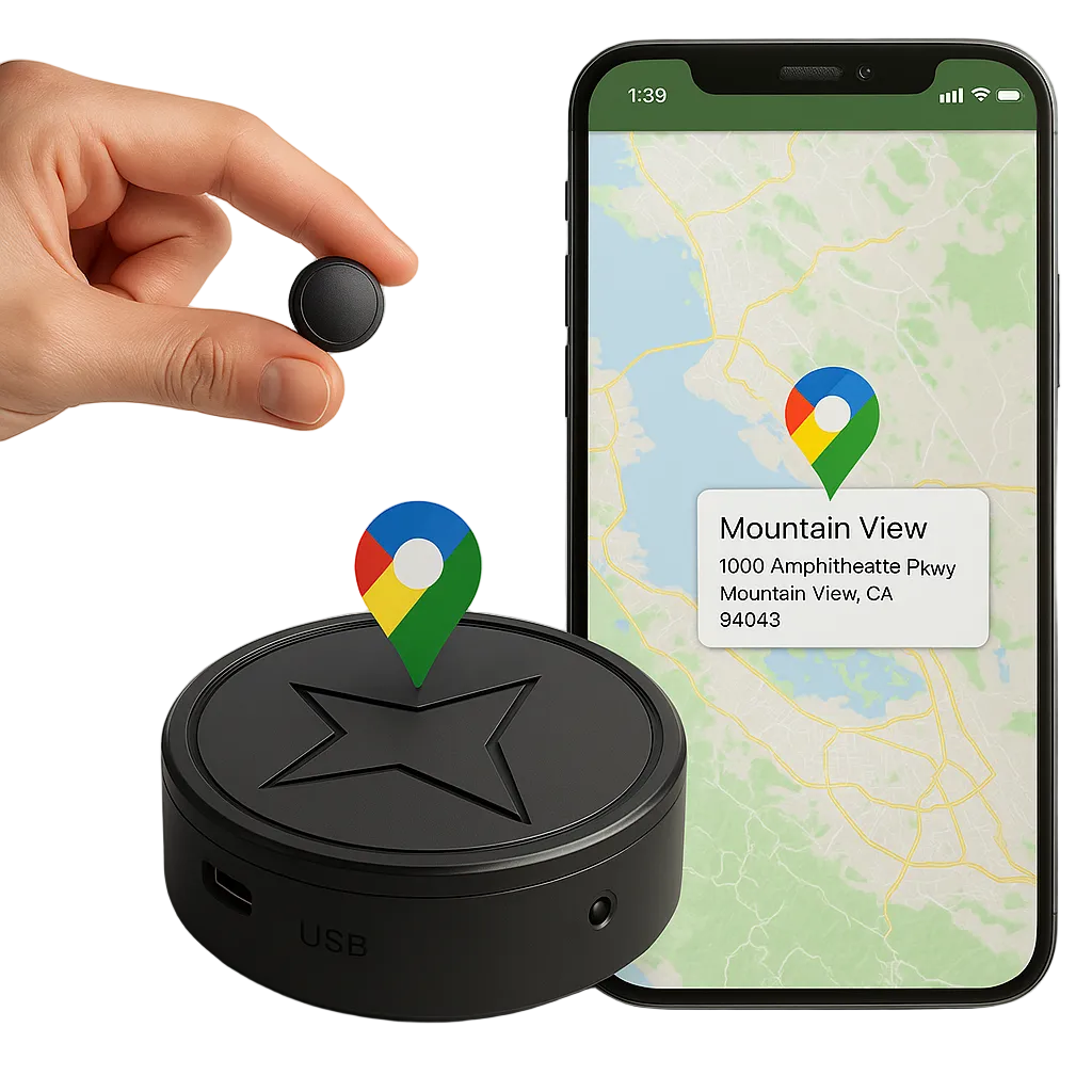 GPS-Tracker für Fahrzeuge und Gepäck mit Magnetbefestigung 0