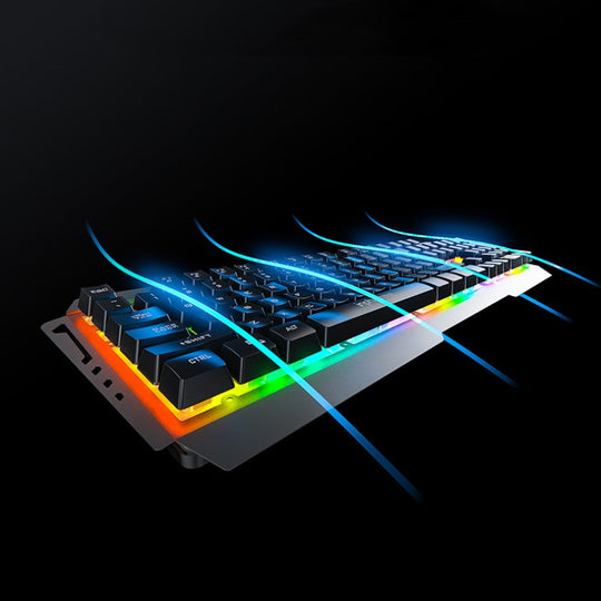 Gaming-Set aus mechanischer Tastatur und Maus mit RGB-Beleuchtung 2