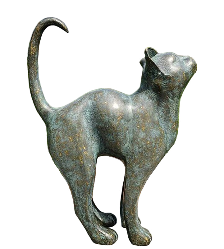 Garten Katze Statue Verspielt für Außenbereich Dekoration 1