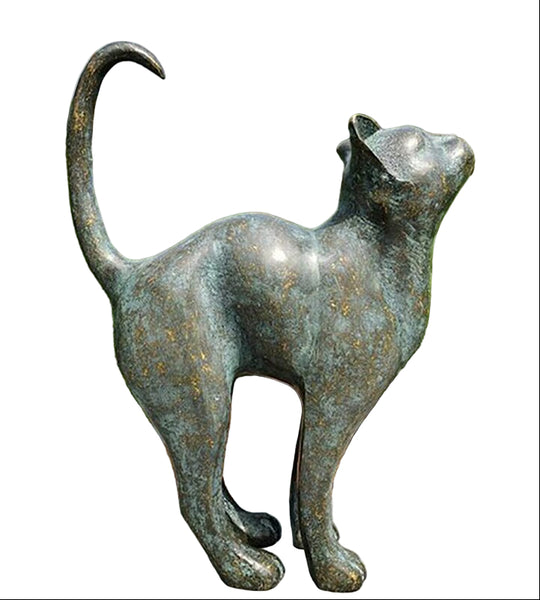 Garten Katze Statue Verspielt für Außenbereich Dekoration 1