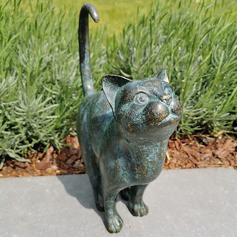 Gartenkatzen-Statuen für den Außenbereich 2