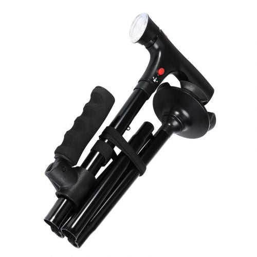 Gehstock Faltbar Mit LED-Lampe Für Männer Und Frauen - Gehhilfe Stock Für Spaziergänge 4