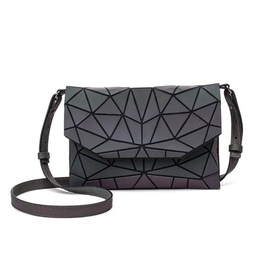 Geometrische Leuchtende Crossbody-Tasche