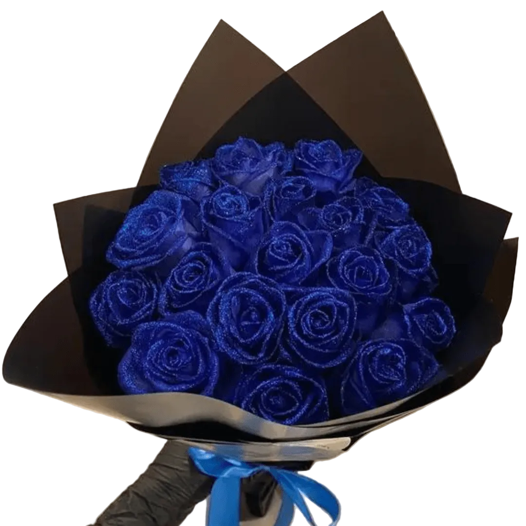 Glitzerrose für romantische Geschenke 0