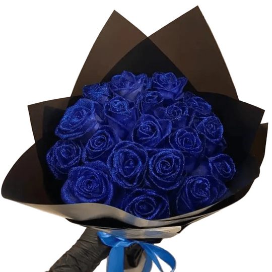 Glitzerrose für romantische Geschenke 0