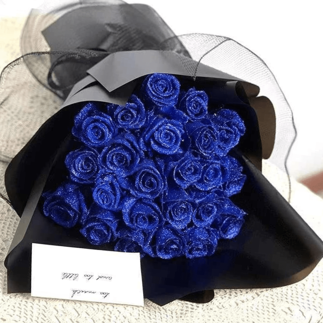Glitzerrose für romantische Geschenke 4