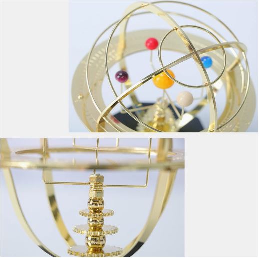 Grand Orrery Modell Sonnensystem Handgefertigt für Astronomie-Enthusiasten 2