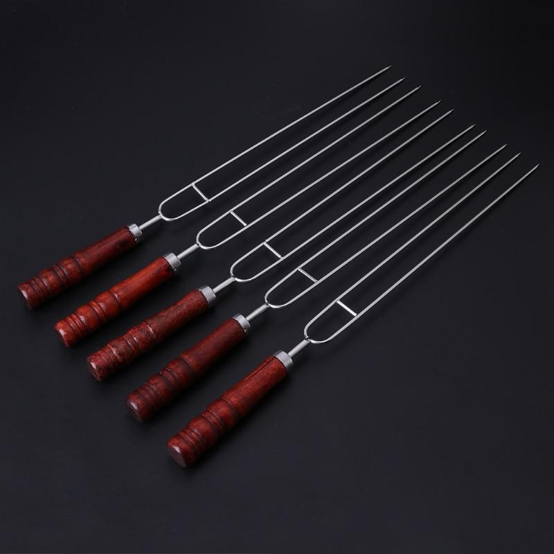 Grillgabel Set Für Männer Und Frauen - 5-teiliges Set Mit Tragetasche Für Outdoor-Aktivitäten 0