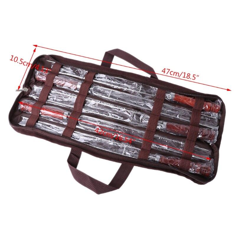Grillgabel Set Für Männer Und Frauen - 5-teiliges Set Mit Tragetasche Für Outdoor-Aktivitäten 5