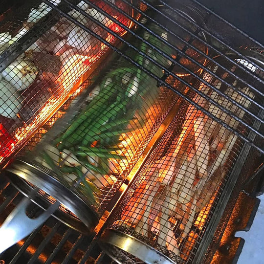 Grillkorb für Gemüse und Fleisch 2