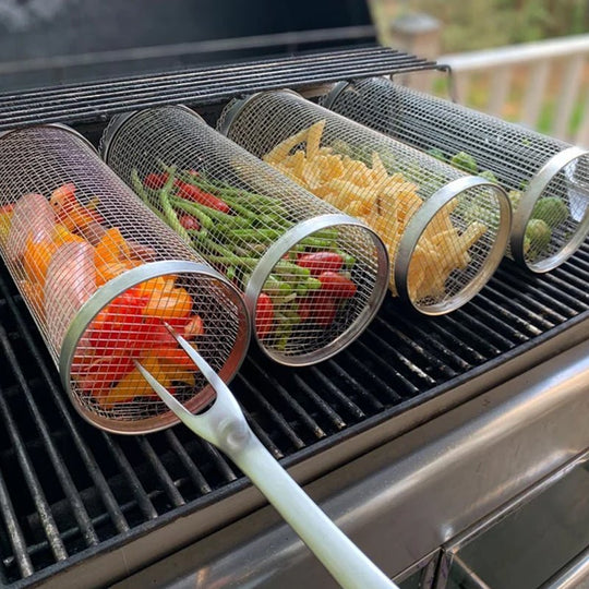 Grillkorb für Gemüse und Fleisch, 2 Stück 3