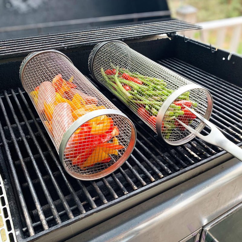 Grillkorb für Gemüse und Fleisch, 2 Stück 8