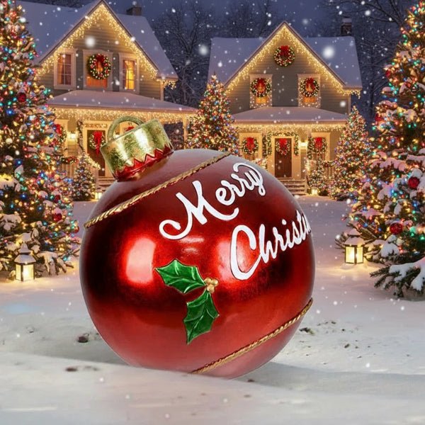 Große Weihnachtskugeln für Innen- und Außenbereich 4