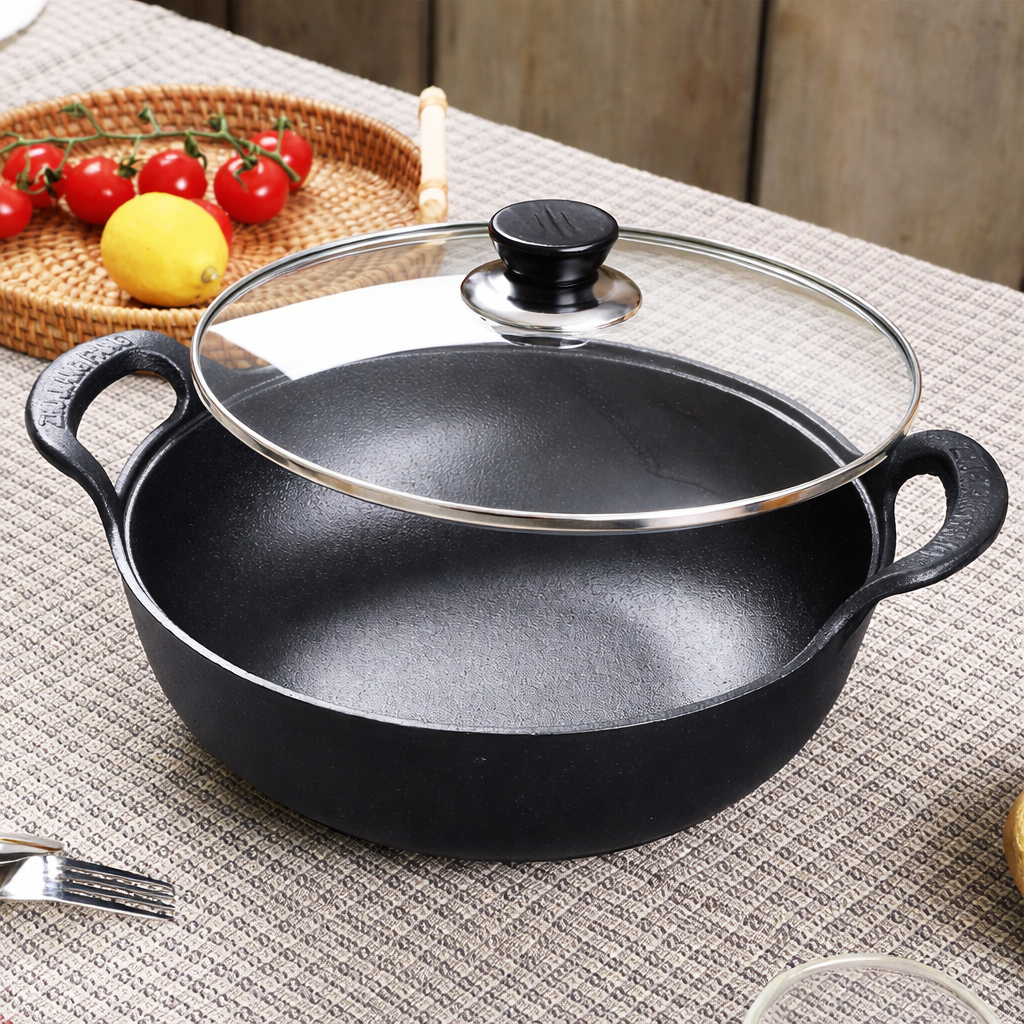 Gusseisenpfanne für intensives Kochen 2