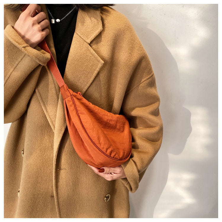 Damen Umhängetasche Minimalistisch Polyester mit Verstellbarem Schultergurt 3