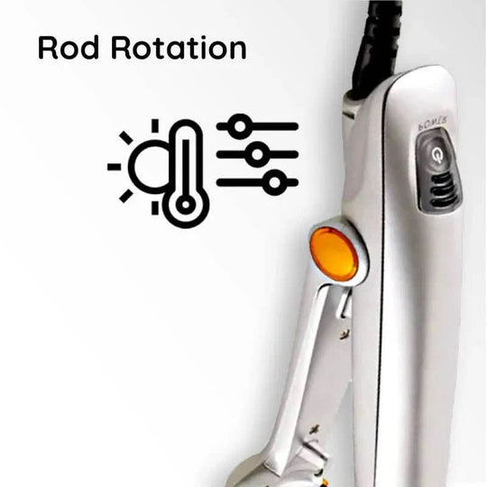 Haarbürste 2-in-1 Rotierend für Styling und Glätten 7