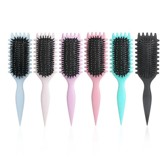 Haarbürste für krausfreie Locken und Definition 4