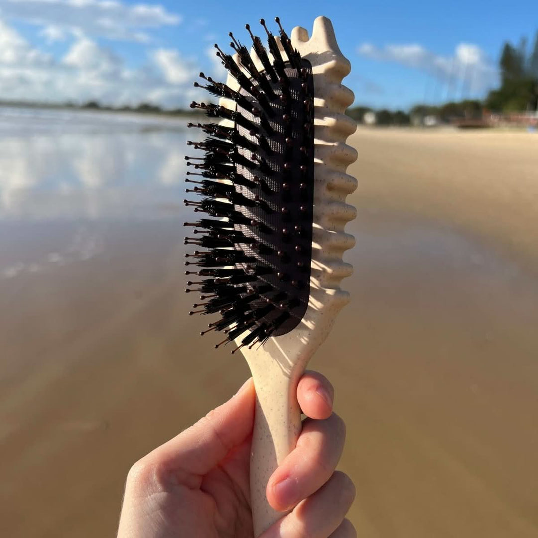 Haarbürste für krausfreie Locken und Definition 5