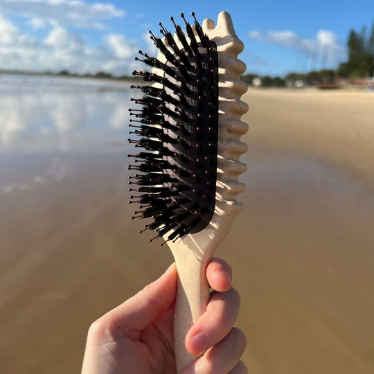 Haarbürste für krausfreie Locken und Definition 5