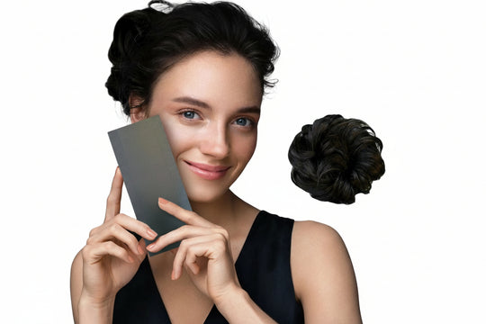 Haarverlängerung Scrunchie BunPop für Voluminöse Dutts 1