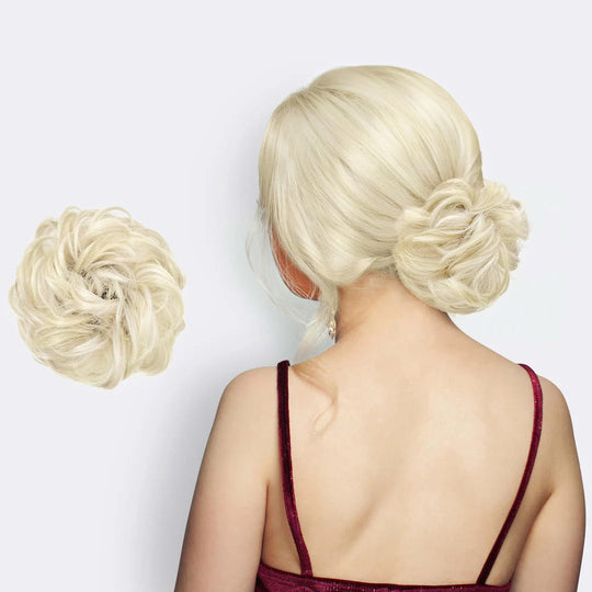 Haarverlängerung Scrunchie BunPop für Voluminöse Dutts 10