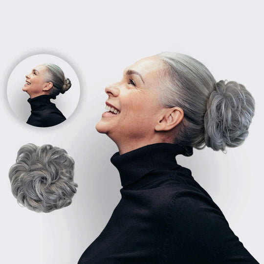 Haarverlängerung Scrunchie BunPop für Voluminöse Dutts 16