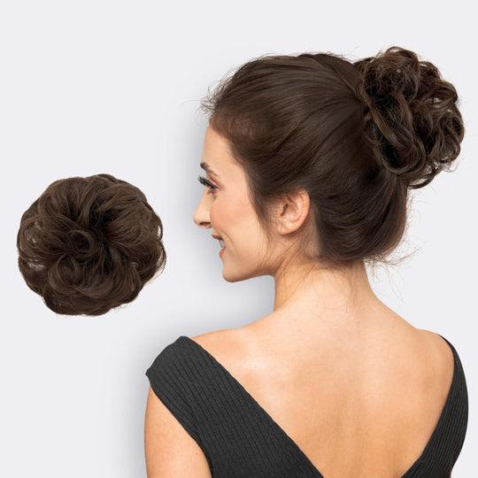 Haarverlängerung Scrunchie BunPop für Voluminöse Dutts 3