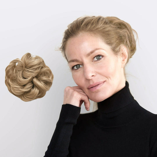 Haarverlängerung Scrunchie BunPop für Voluminöse Dutts 7