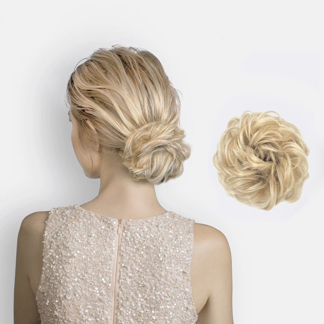 Haarverlängerung Scrunchie BunPop für Voluminöse Dutts 8