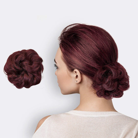 Haarverlängerung Scrunchie BunPop für Voluminöse Dutts 9
