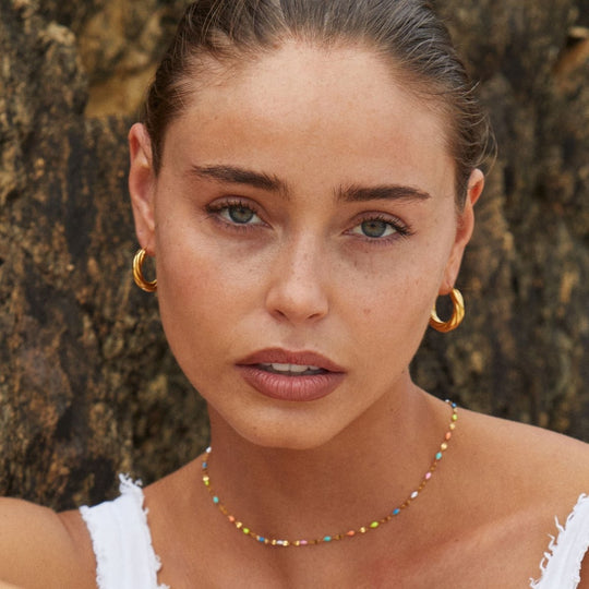 Halskette Damen Trendiges Design Mit Verstellbarem Verschluss 1