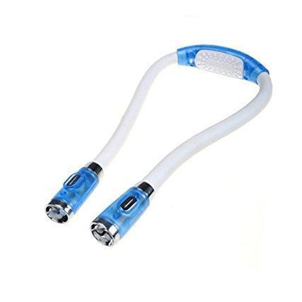Halsleuchte mit Flexiblen Armen für Kreative Projekte, Tragbare LED Lampe mit 4 Lichtmodi 8