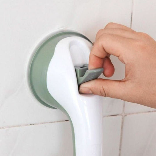 Haltegriff Dusche mit Saugnapf – Bohrfreie Montage für Badewanne und Dusche 4