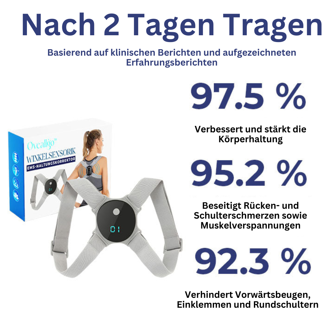 Haltungsbandage für Frauen und Männer mit EMS-Technologie 6