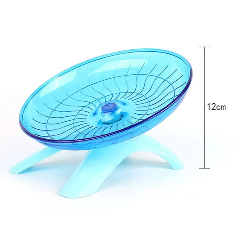 Hamster Spielzeug Laufband Fliegende Untertasse Aktivitätsgerät für Haustiere 0