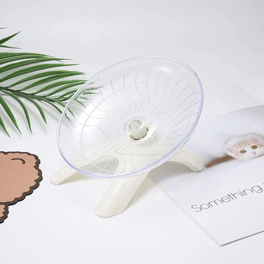 Hamster Spielzeug Laufband Fliegende Untertasse Aktivitätsgerät für Haustiere 4