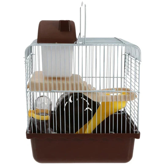 Hamsterkäfig für kleine Nagetiere mit Spielplatz 4