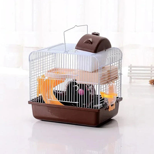 Hamsterkäfig für kleine Nagetiere mit Spielplatz 6