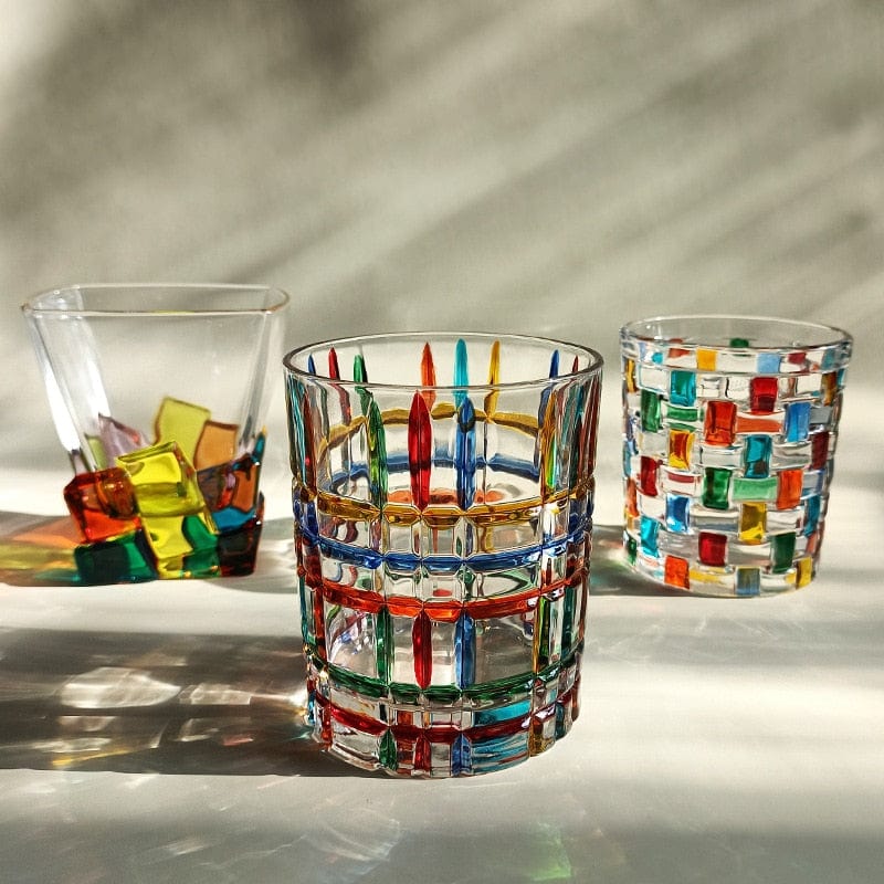 Handbemaltes Trinkglas Wassergläser für Elegante Anlässe 0