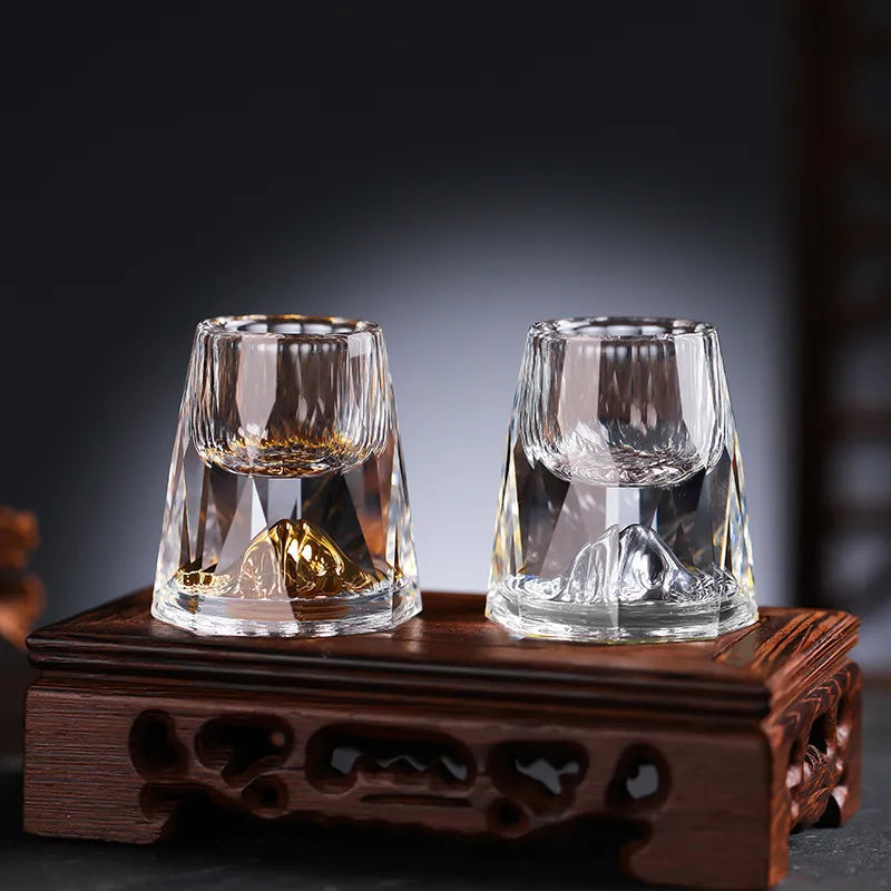 Handgefertigte Kristallgläser Set für Whisky und Premium-Getränke 4