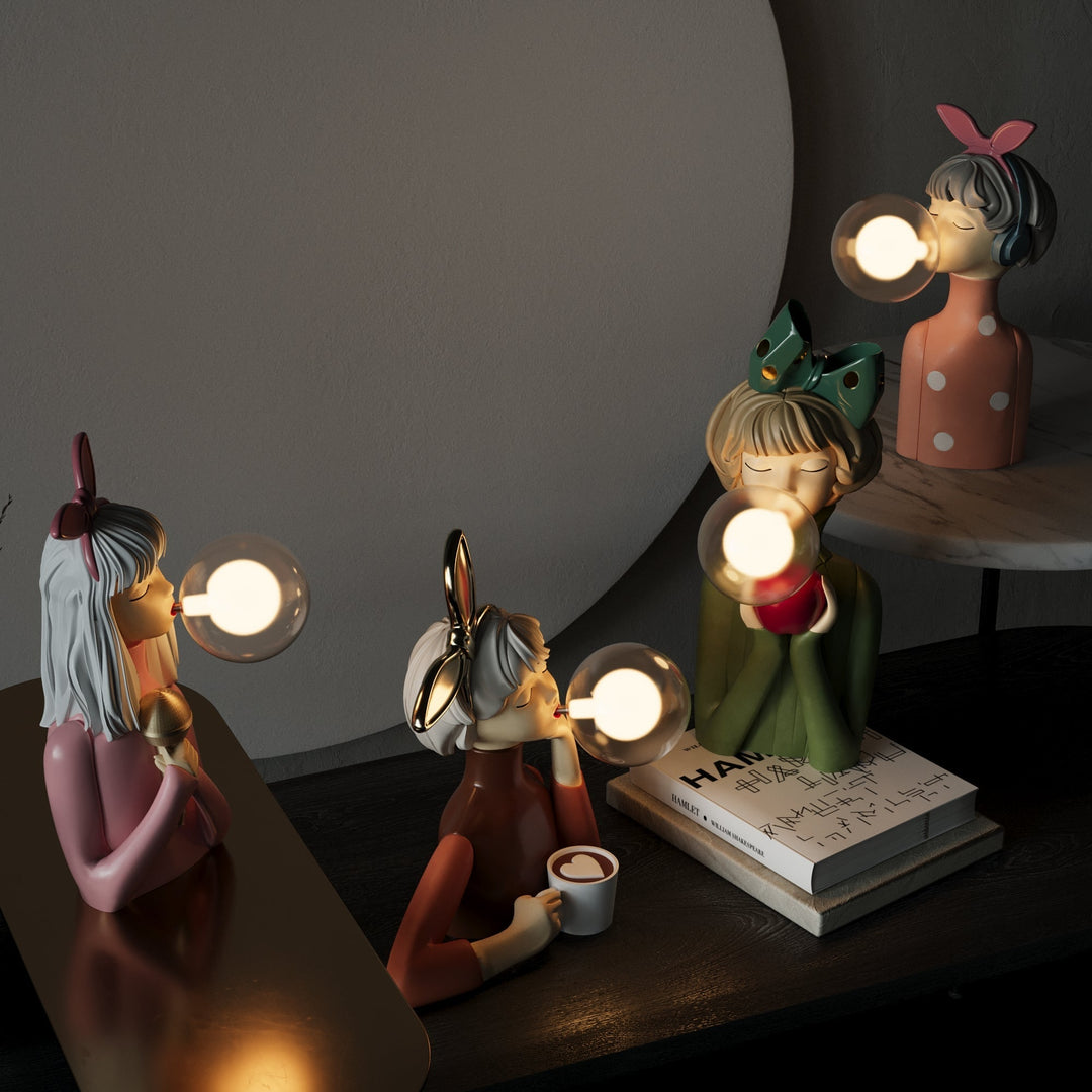 Handgefertigte Tischlampe Mit Kunstvollem Design Für Gemütliche Atmosphären 6