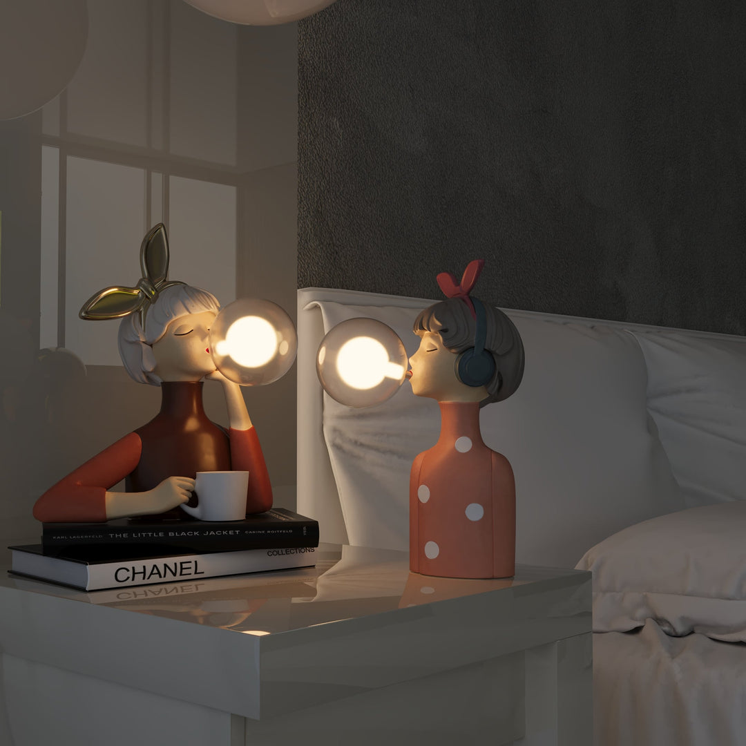 Handgefertigte Tischlampe Mit Kunstvollem Design Für Gemütliche Atmosphären 8