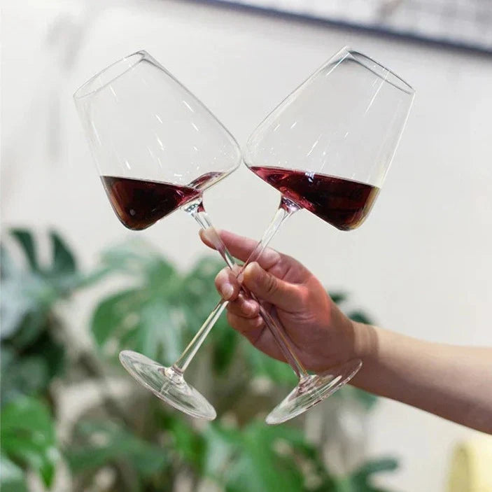 Handgefertigtes Wein- und Champagnerglas-Set mit raffiniertem Design 7