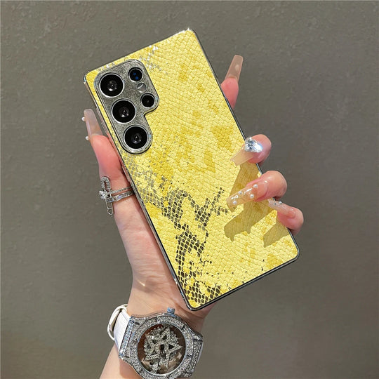 Handyhülle für Samsung Galaxy S25 Ultra &amp; S24 Plus mit Schlangenhaut-Textur 7