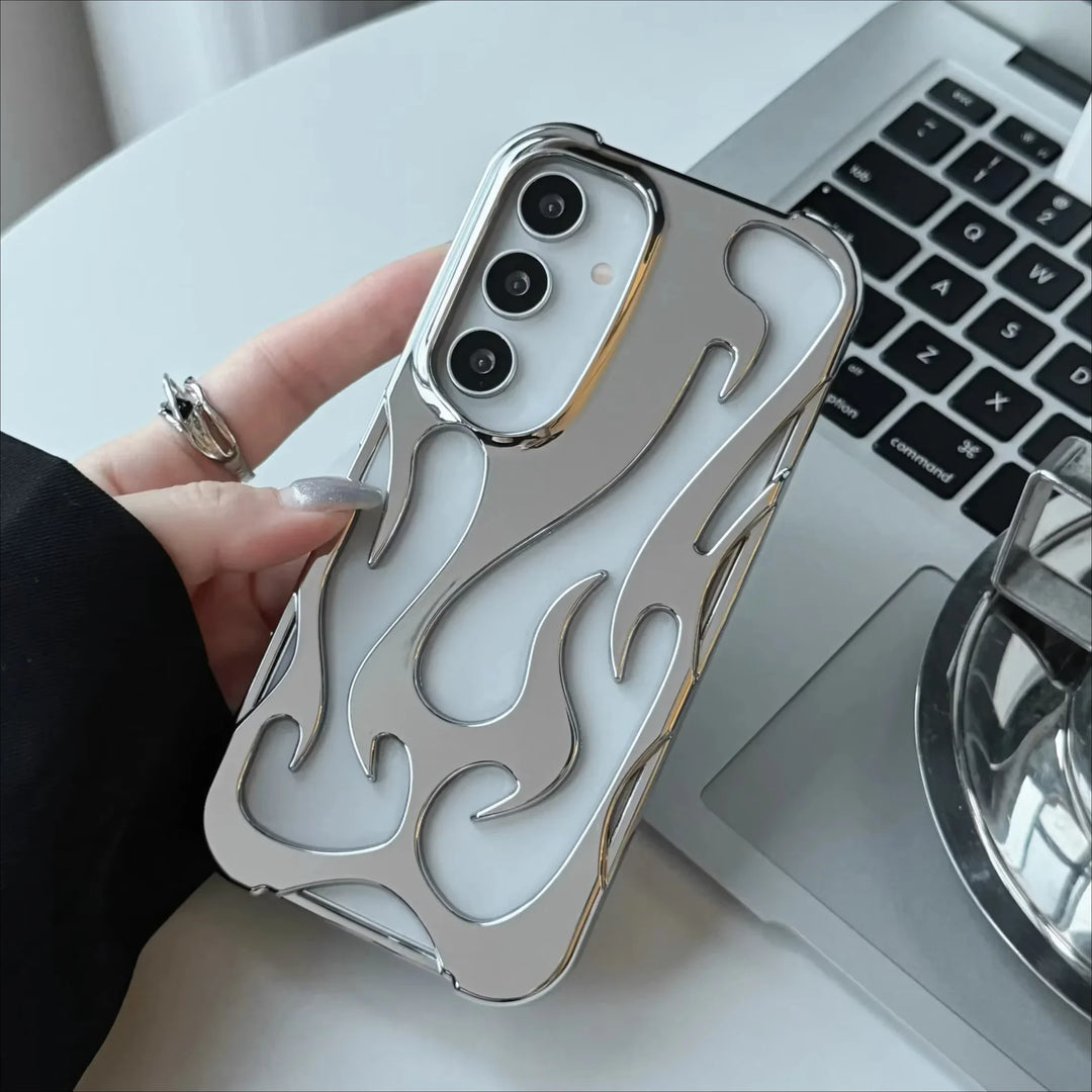 Handyhülle für Samsung Galaxy mit 3D Flammenmuster Modern und Dynamisch 0