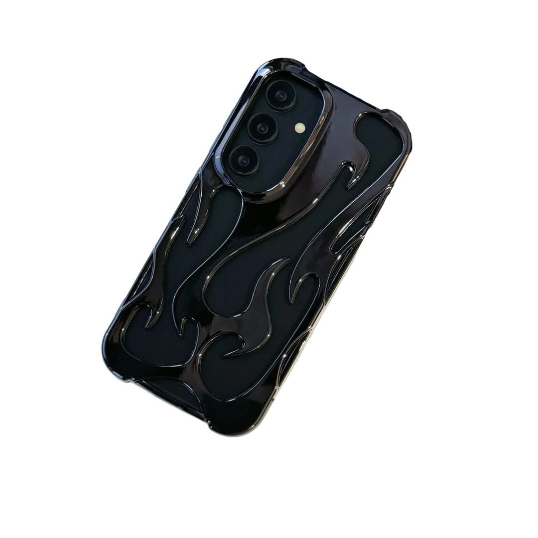 Handyhülle für Samsung Galaxy mit 3D Flammenmuster Modern und Dynamisch 6