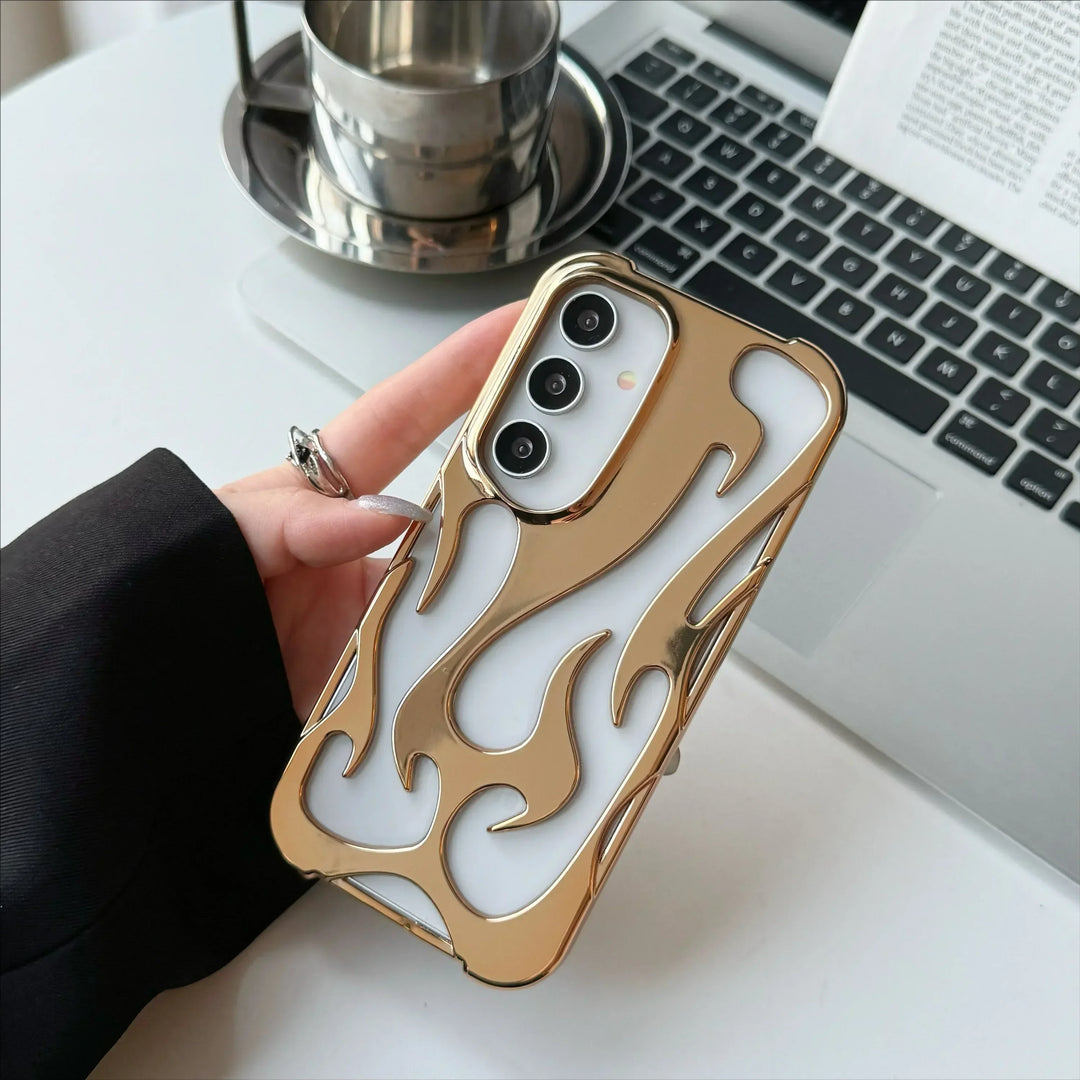 Handyhülle für Samsung Galaxy mit 3D Flammenmuster Modern und Dynamisch 8
