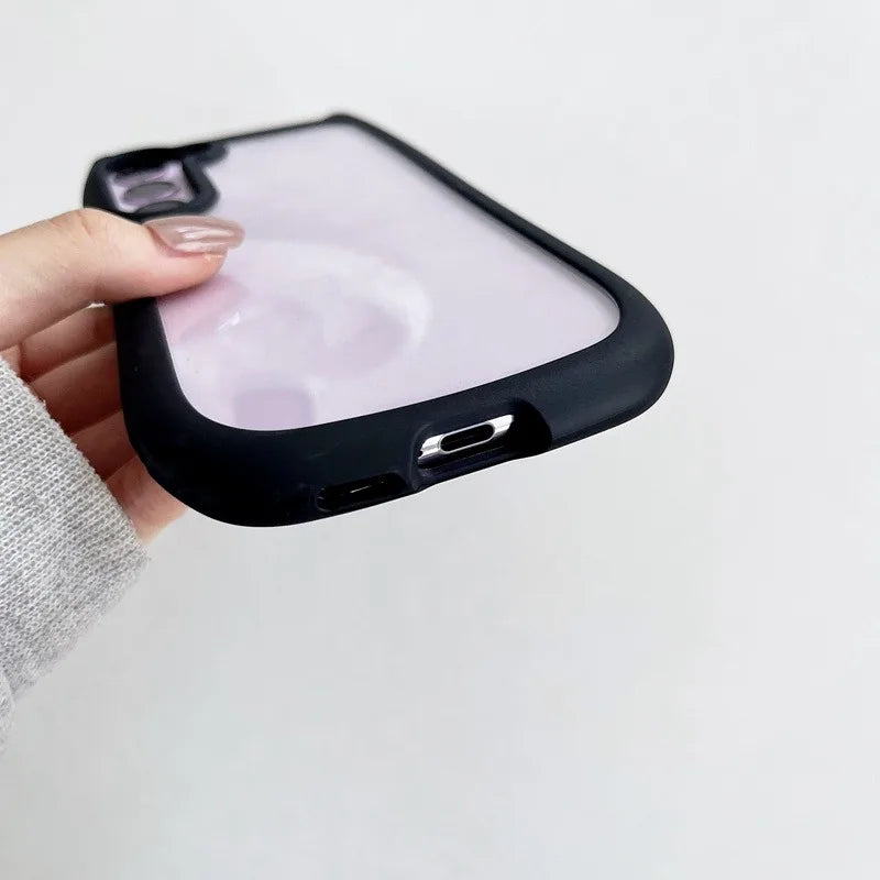 Handyhülle für Samsung S25 Plus mit 3D Katzenohren und Transparentem Design 2