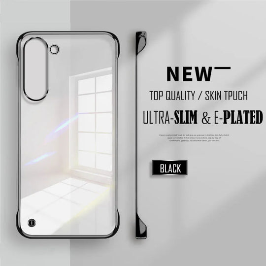Handyhülle für Samsung S25 S24 S23 FE Ultra Plus S25 Edge Schlank Transparent 2