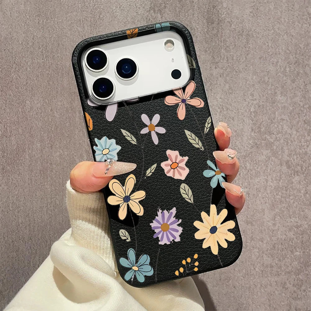 Handyhülle für iPhone 17 Pro Max mit Retro Blumen Design 1